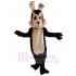 Dark Brown Wolf Mascot Costume Animal