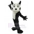 Big Head Black Wolf Mascot Costume Animal