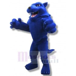 Fierce Power Blue Wolf Mascot Costume Animal