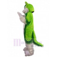 Green Wolf Husky Dog Mascot Costume Animal Adult