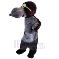Long Mouth Wolf Mascot Costume Animal with Yellow Glasses