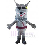 Grauer Wolf von guter Qualität Maskottchen Kostüm Tier Erwachsene
