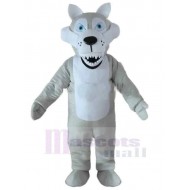 Light Gray Wolf Mascot Costume Animal