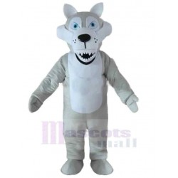 Lobo gris claro Disfraz de mascota animal