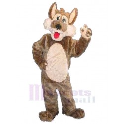Little Brown Wolf Mascot Costume Animal