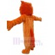 Süßer Plüsch Orange Wolf Maskottchen Kostüm Tier