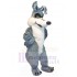Coyote lobo gris de dibujos animados Disfraz de mascota adulto