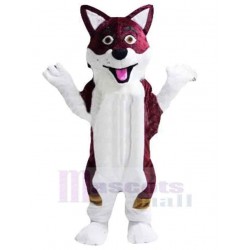 Disfraz de lobo rojo Disfraz de mascota animal