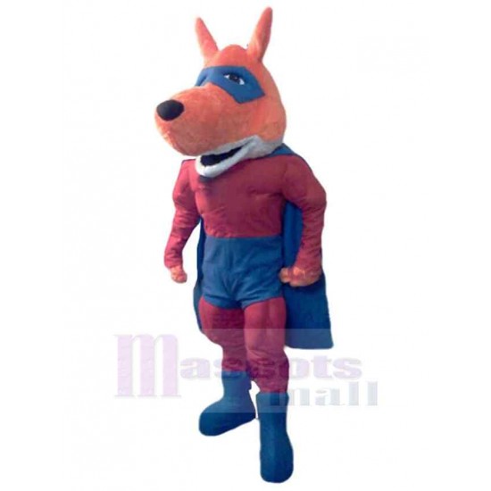 Lobo Super Naranja Disfraz de mascota animal