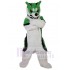 Lobo verde enojado Disfraz de mascota animal