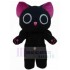 Gato negro Disfraz de mascota animal con colgante de cruz