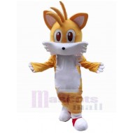 Chat jaune comique Costume de mascotte Animal
