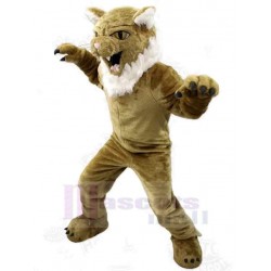 Strong Fierce Wildcat Mascot Costume Animal Adult