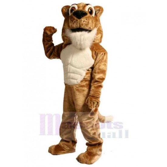 Puma Gato Marrón Muscle Power Disfraz de mascota animal