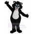 Freundliche schwarze Hauskatze Maskottchen Kostüm Tier