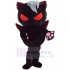 Chat noir maléfique Costume de mascotte Animal aux yeux rouges