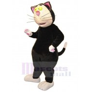 Lustige schwarze Katze Maskottchen Kostüm Tier
