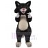 Glückliche schwarze Katze Maskottchen Kostüm Tier