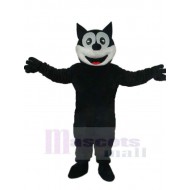 Chat noir souriant Costume de mascotte Animal