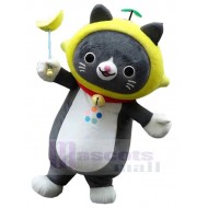 Petit chat gris mignon Costume de mascotte Animal