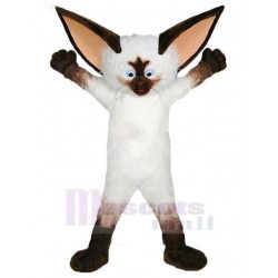 Big-eared White Civet Cat Mascot Costume Animal