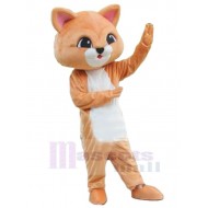 Chat orange mignon de haute qualité Costume de mascotte Animal