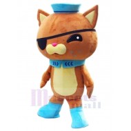 Orange Cat Kwazii Mascot Costume Animal with Blue Shoes
