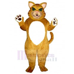 Sugar Kitty Cat Mascot Costume Animal with White Belly