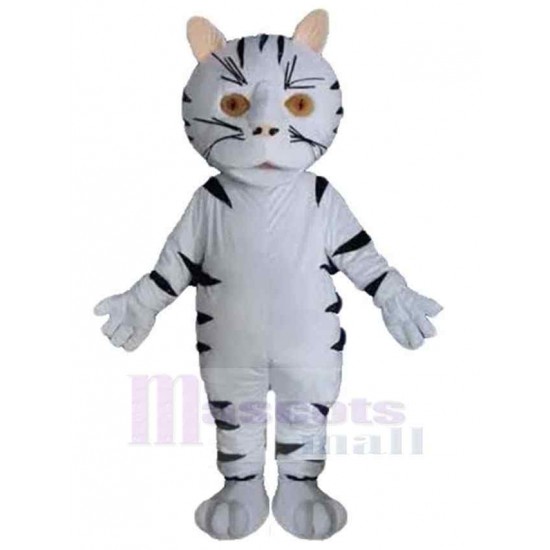 Black and White Cat Mascot Costume Adult