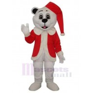Weihnachtsmann Maskottchen Kostüm Tier mit Red Hat und Kleidung