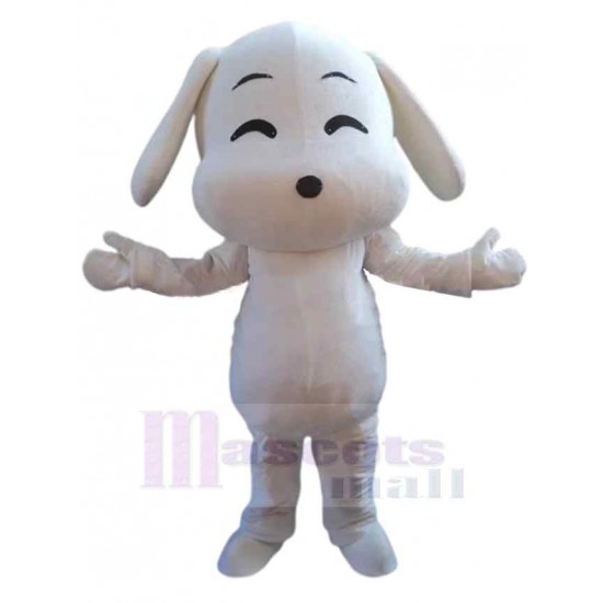 Chien Blanc Dulux Costume de mascotte Animal