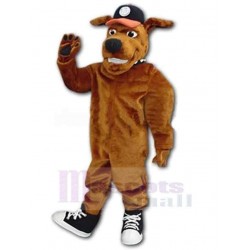 Brauner Plüschhund Professional Muttnik Maskottchen Kostüm Tier Erwachsene