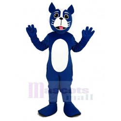 Blauer Boston Terrier Hund Maskottchen Kostüm Tier