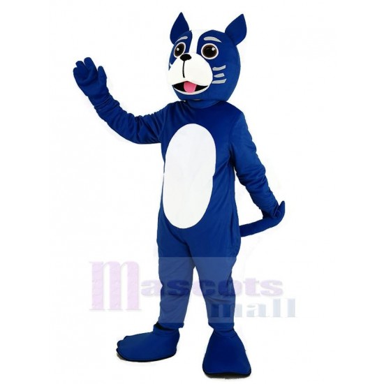 Chien Terrier de Boston bleu Costume de mascotte Animal