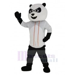 Baseball Panda Mascot Costume with White T-shirt Animal