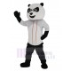 Baseball-Panda Maskottchen Kostüm mit weißem T-Shirt Tier