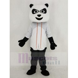 Baseball Panda Mascot Costume with White T-shirt Animal