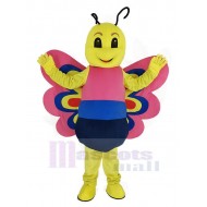 Rosa Leichtgewicht Schmetterling Maskottchen Kostüm Insekt