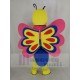 Pink Lightweight Butterfly Mascot Costume Insect