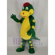 Vert mignon Dino Dinosaure Costume de mascotte Animal