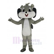 Cute Grey Squirrel Mascot Costume Animal