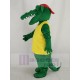 Tuf alligator Costume de mascotte en T-shirt jaune Animal