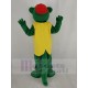 Tuf alligator Costume de mascotte en T-shirt jaune Animal