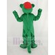 Alligator de tuf Costume de mascotte avec chapeau rouge Animal