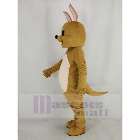Lindo canguro marrón Disfraz de mascota Animal