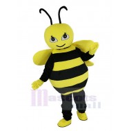 Gelbe kleine Biene Maskottchen Kostüm mit Wimpern