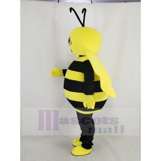 Petite abeille jaune Costume de mascotte avec cils