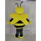 Yellow Little Bee Mascot Costume with Eyelash