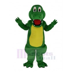 Funny Green Alligator Mascot Costume Animal