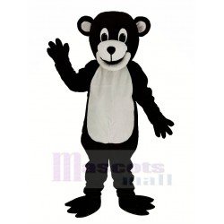 Cute Smile Black Bear Mascot Costume Animal